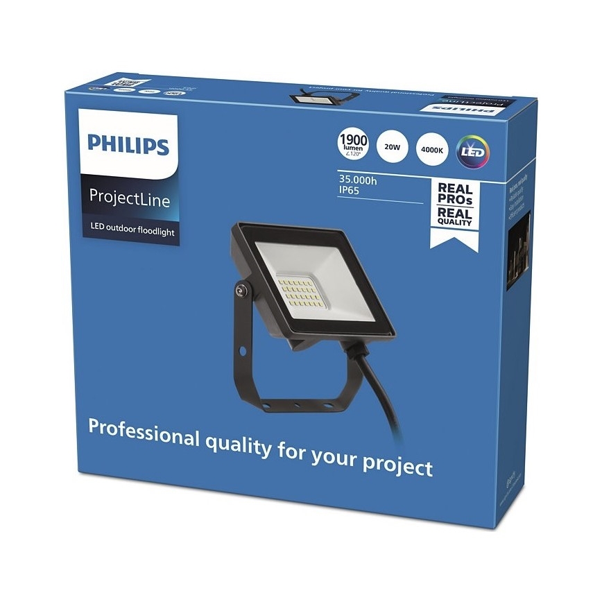 Philips - Світлодіодний вуличний прожектор PROJECTLINE LED/20W/230V IP65 4000K