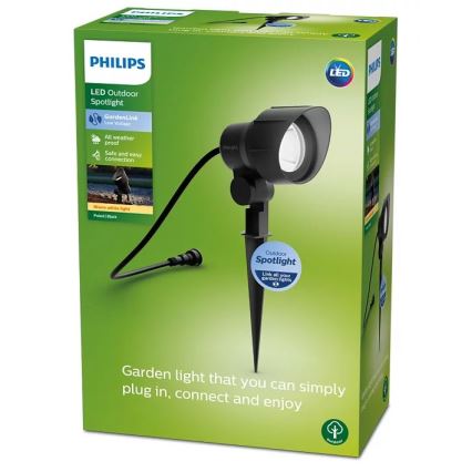 Philips - Світлодіодний вуличний точковий світильник LED/6W/12V 2700K IP44