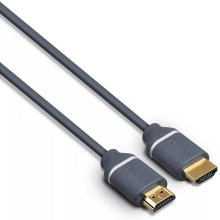 Philips SWV5650G/00 - HDMI кабель с Ethernet, разъем HDMI 2.0 A 5м серый