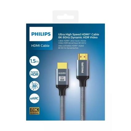 Philips SWV9115/10 - HDMI кабель 1,5м серый
