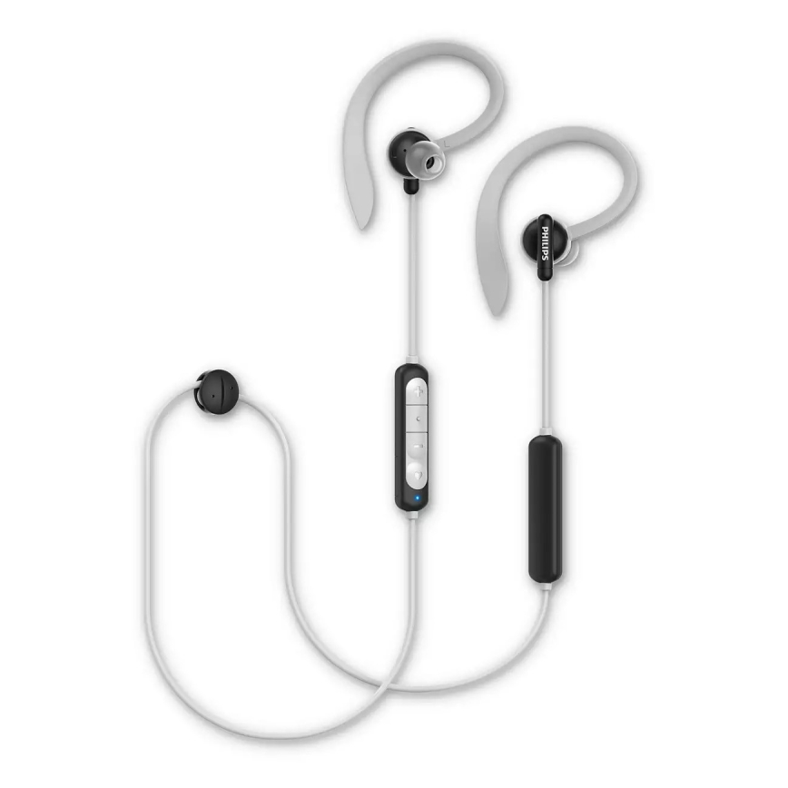 Philips TAA4205BK/00 - Беспроводные Bluetooth-наушники с микрофоном белый/черный