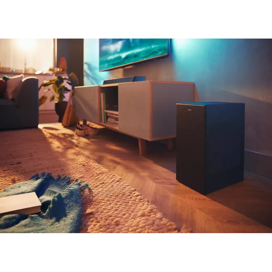 Philips TAB7807/10 - Звуковая панель с сабвуфером 620W/230V + дистанционное управление