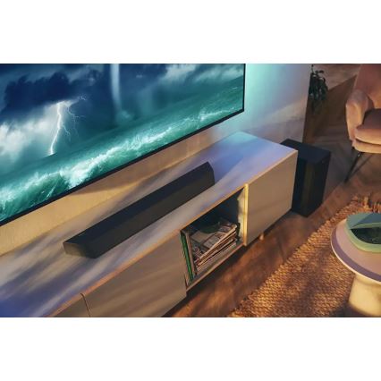Philips TAB7807/10 - Звуковая панель с сабвуфером 620W/230V + дистанционное управление