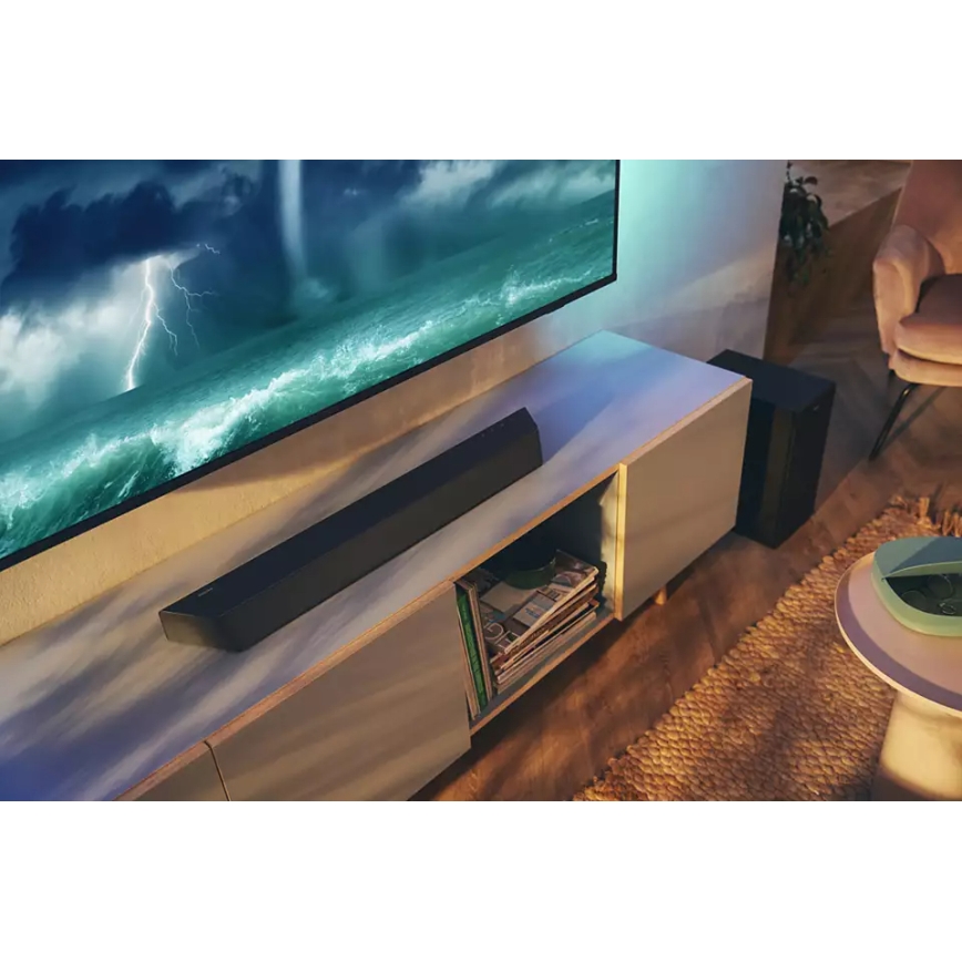 Philips TAB7807/10 - Звуковая панель с сабвуфером 620W/230V + дистанционное управление