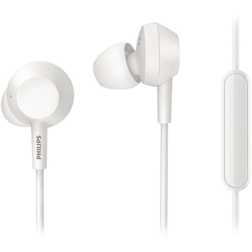 Philips TAE4105WT/00 - Наушники с микрофоном JACK 3,5 мм белый