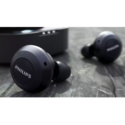 Philips TAT8505BK/00 - Беспроводные наушники IPX4 2x 55 mAh + 560 mAh черный