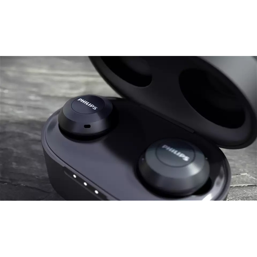 Philips TAT8505BK/00 - Беспроводные наушники IPX4 2x 55 mAh + 560 mAh черный