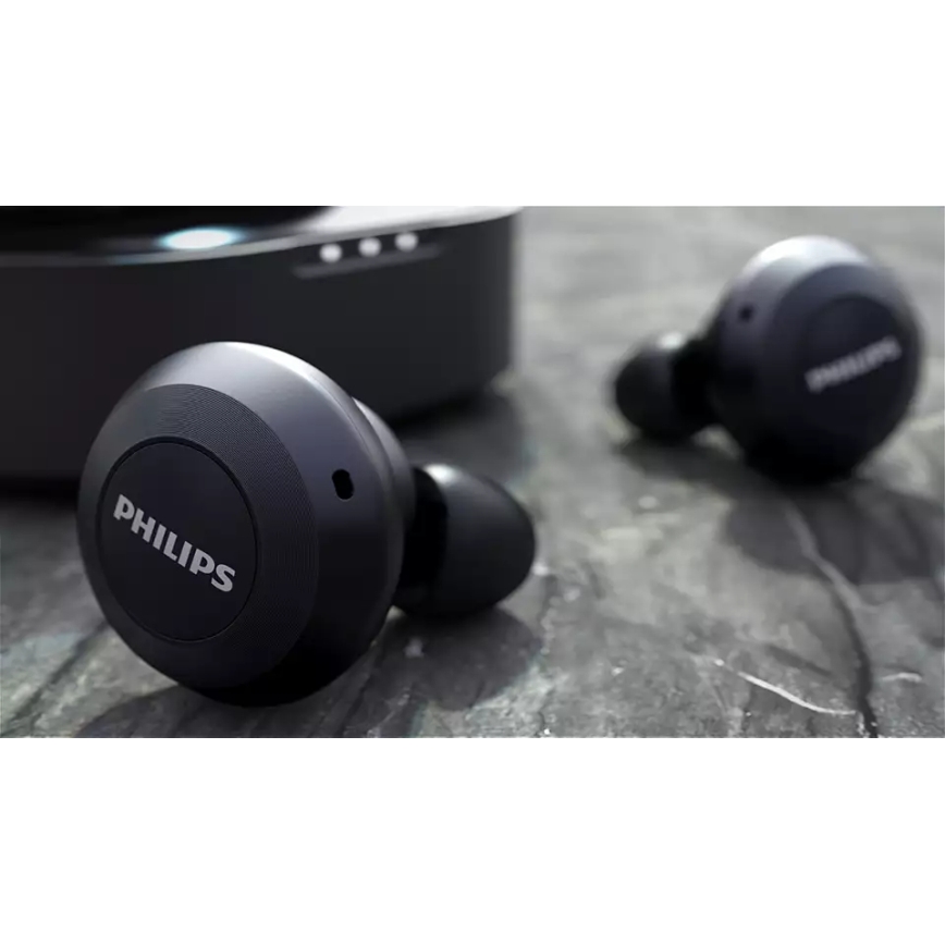 Philips TAT8505BK/00 - Беспроводные наушники IPX4 2x 55 mAh + 560 mAh черный