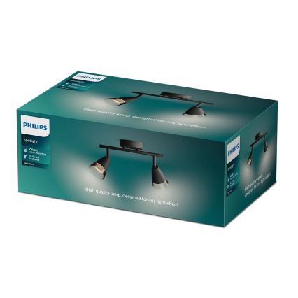 Philips - Точечный светильник CLEFT 2xGU10/5W/230V