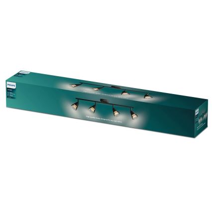 Philips - Точечный светильник CLEFT 4xGU10/5W/230V