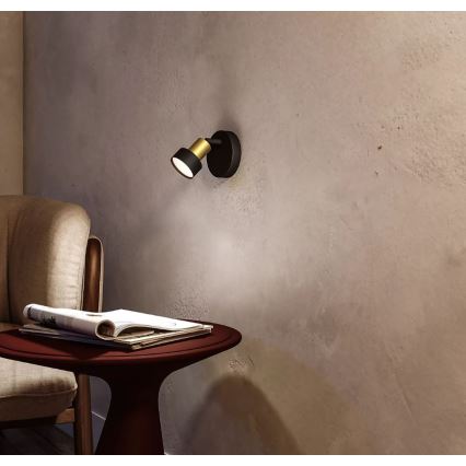 Philips - Точечный светильник CONDUIT 1xGU10/5W/230V черный/латунь