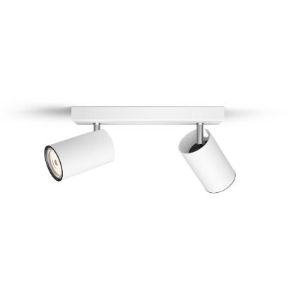 Philips - Точечный светильник KOSIPO 2xGU10/5,5W/230V белый