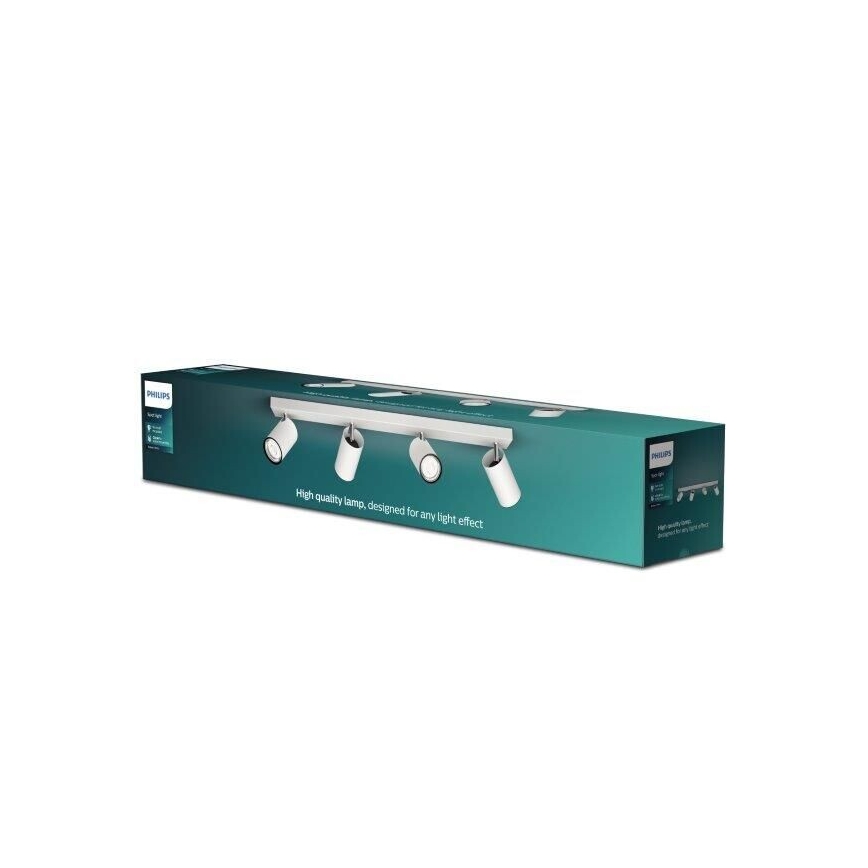 Philips - Точечный светильник 4xGU10/5,5W/230V