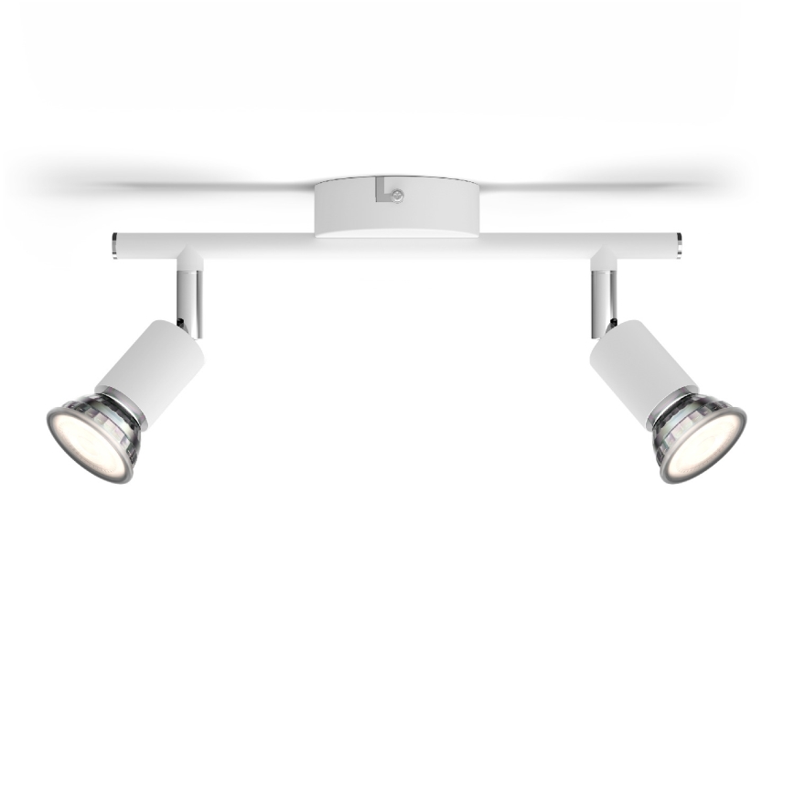 Philips - Точечный светильник 2xGU10/50W/230V белый