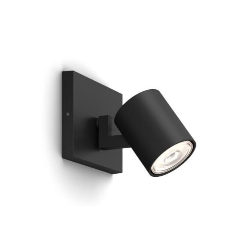 Philips - Точечный светильник RUNNER 1xGU10/20W/230V черный