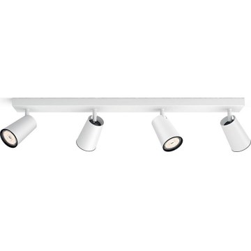 Philips - Точечный светильник 4xGU10/5,5W/230V