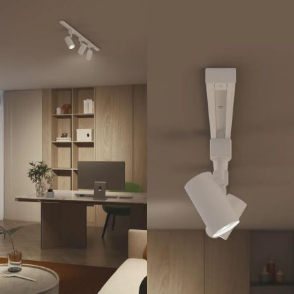 Philips - Точечный светильник для трековой системы EASYLINK, 3xGU10/7W/230V, 1m, белый