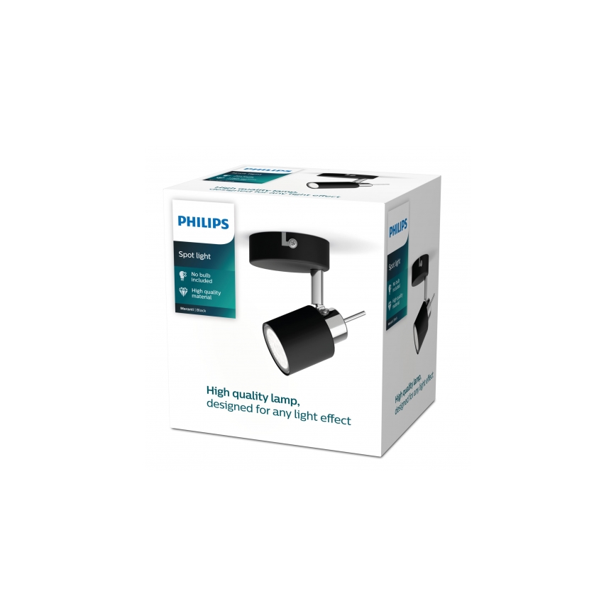 Philips - Точечный светильник 1xGU10/35W/230V черный