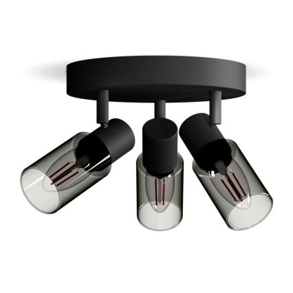 Philips - Точечный светильник PALMS 3xE14/25W/230V