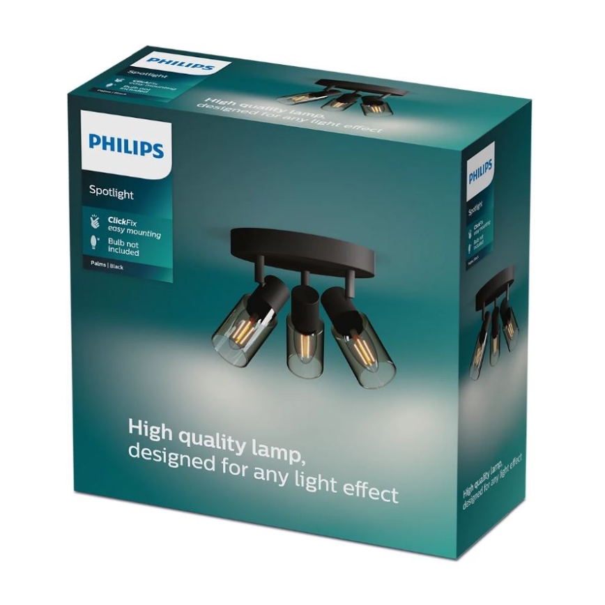 Philips - Точечный светильник PALMS 3xE14/25W/230V