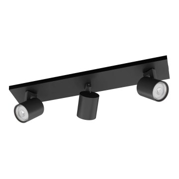 Philips - Точечный светильник RUNNER 3xGU10/20W/230V черный