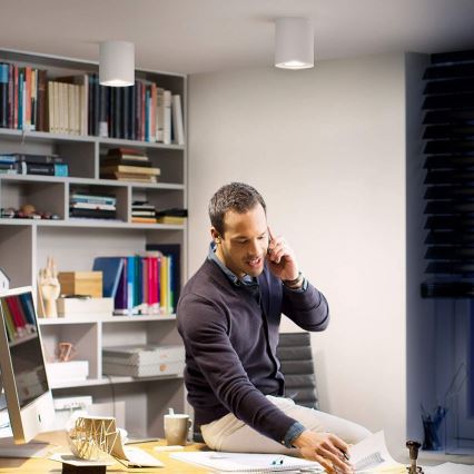 Philips - Точковий LED світильник з регулюванням яскравості Hue PILLAR 1xGU10/4,2W/230V 2200-6500K білий