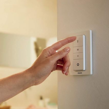 Philips - Точковий LED світильник з регулюванням яскравості Hue PILLAR 1xGU10/4,2W/230V 2200-6500K + пульт дистанційного керування білий