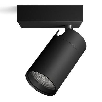 Philips - Точковий світильник для ванної кімнати IDRIS 1xGU10/5W/230V IP44 чорний