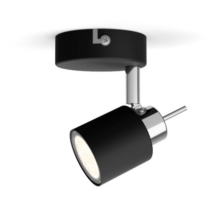 Philips - Точковий світильник 1xGU10/35W/230V чорний