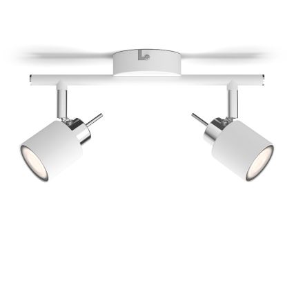 Philips - Точковий світильник 2xGU10/35W/230V білий