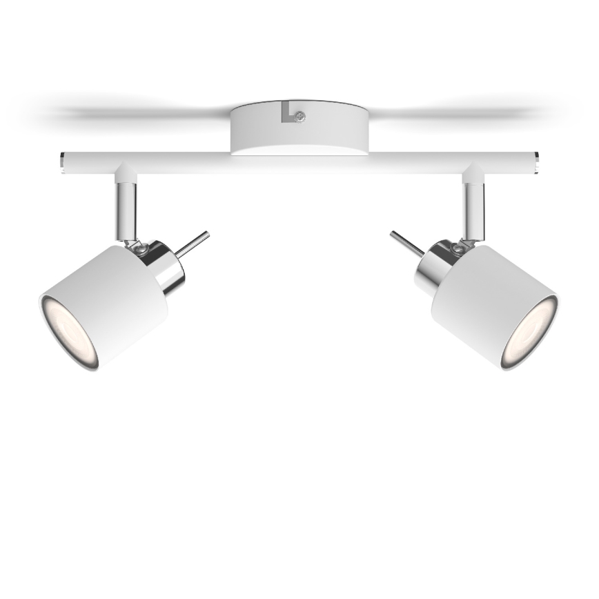 Philips - Точковий світильник 2xGU10/35W/230V білий