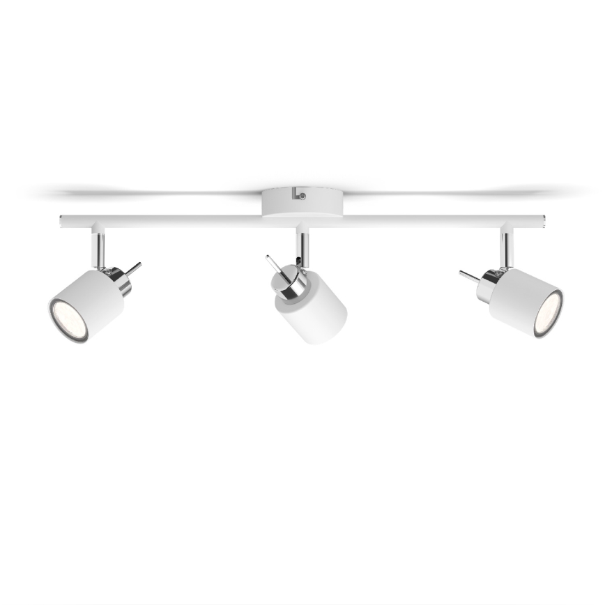 Philips - Точковий світильник 3xGU10/35W/230V білий