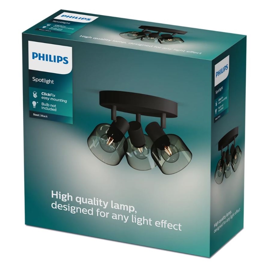 Philips - Точковий світильник SLEET 3xE14/25W/230V