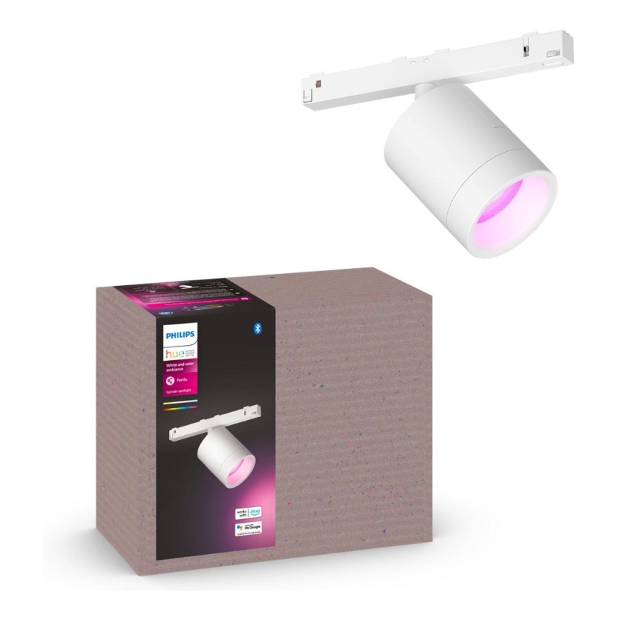 Philips - Точковий LED RGB світильник з регулюванням яскравості для трекової системи Hue PERIFO LED RGB/5,2W/24V 2000-6500K