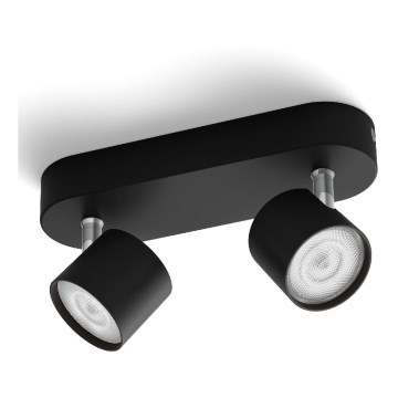 Philips - Точковий LED світильник з регулюванням яскравості 2xLED/4,5W/230V