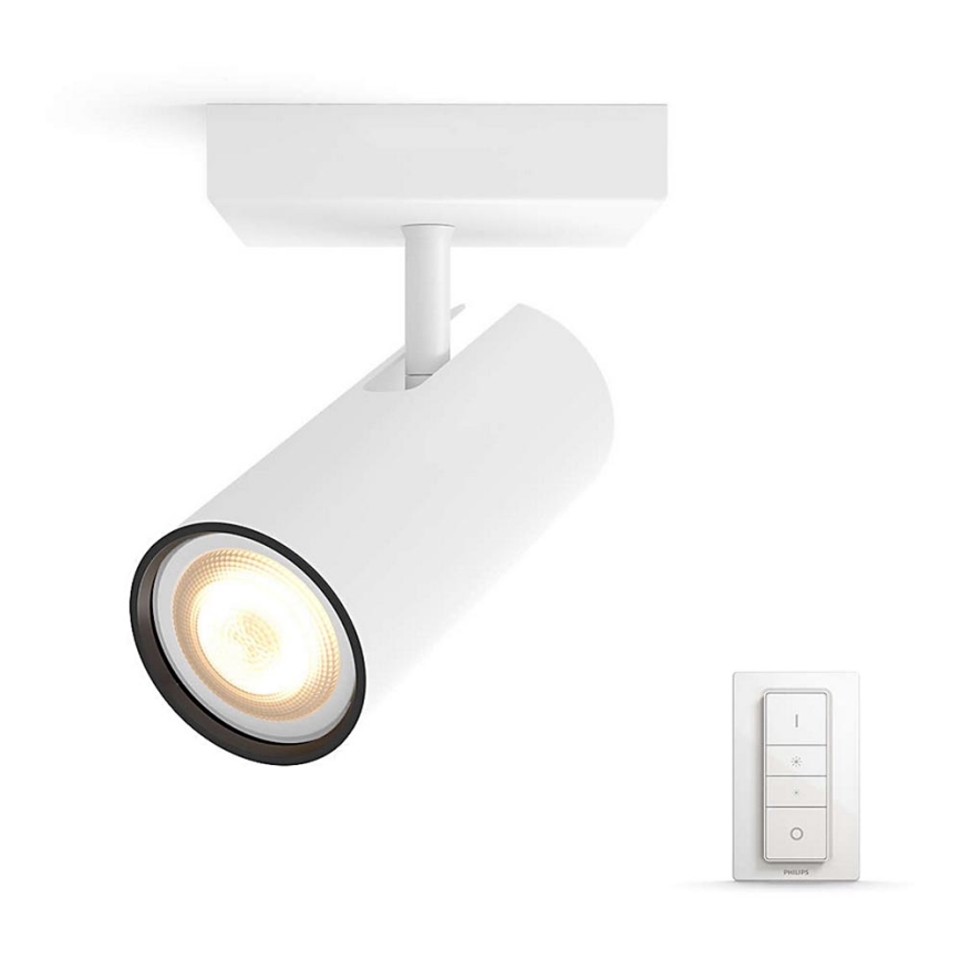 Philips - Точковий LED світильник з регулюванням яскравості Hue BURATTO 1xGU10/5,5W + дистанційне керування