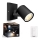 Philips - Точковий LED світильник з регулюванням яскравості Hue RUNNER 1xGU10/4,2W/230V 2200-6500K + пульт дистанційного керування чорний