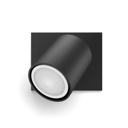 Philips - Точковий LED світильник з регулюванням яскравості Hue RUNNER 1xGU10/4,2W/230V 2200-6500K + пульт дистанційного керування чорний
