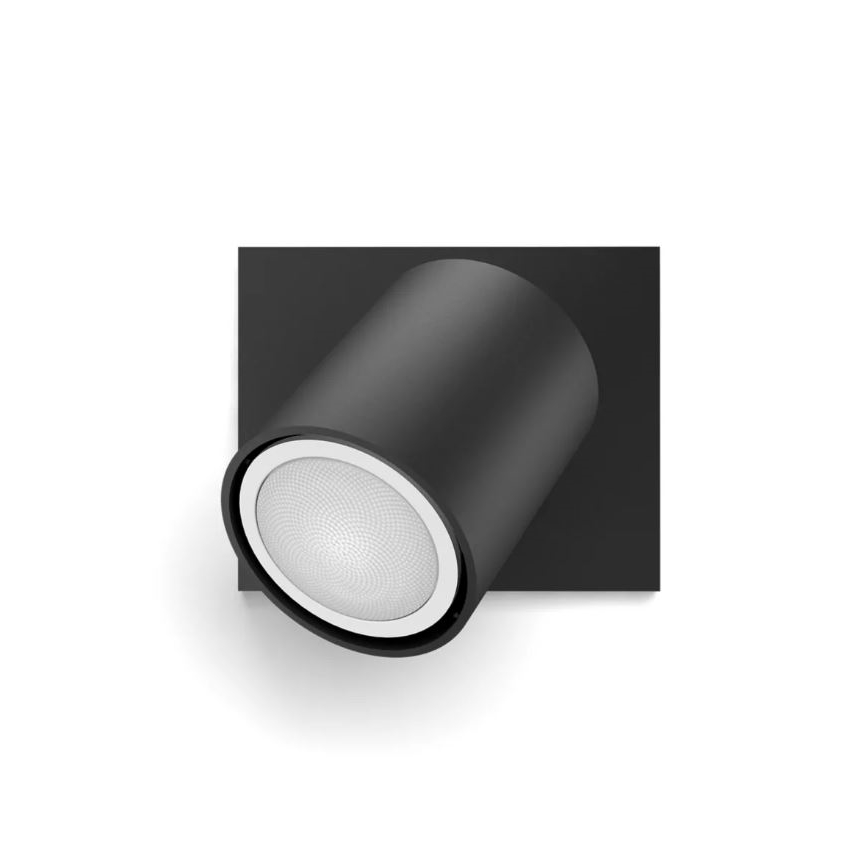 Philips - Точковий LED світильник з регулюванням яскравості Hue RUNNER 1xGU10/4,2W/230V 2200-6500K + пульт дистанційного керування чорний