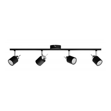 Philips - Точковий світильник 4xGU10/35W/230V чорний