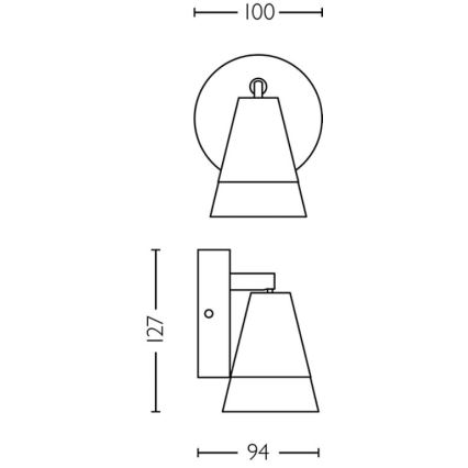 Philips - Точковий світильник CLEFT 1xGU10/5W/230V