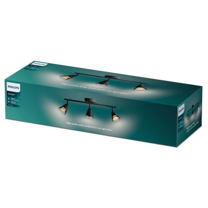 Philips - Точковий світильник CLEFT 3xGU10/5W/230V