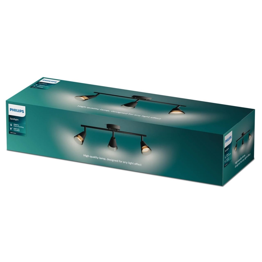 Philips - Точковий світильник CLEFT 3xGU10/5W/230V