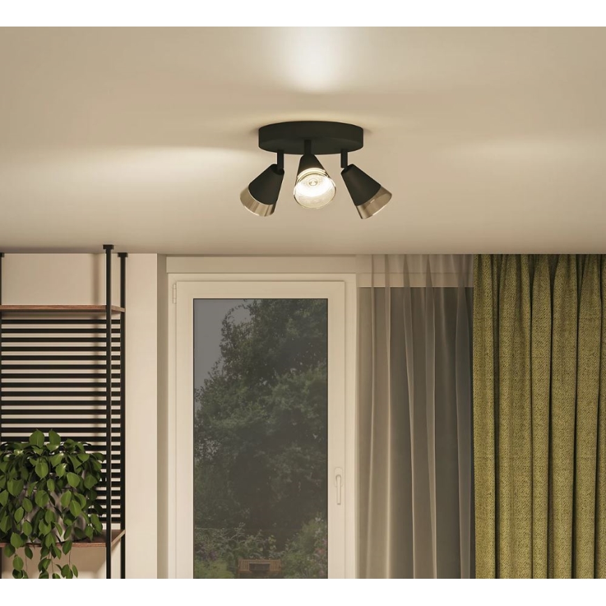 Philips - Точковий світильник CLEFT 3xGU10/5W/230V