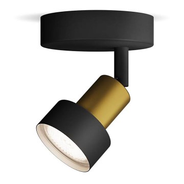 Philips - Точковий світильник CONDUIT 1xGU10/5W/230V чорний/латунь