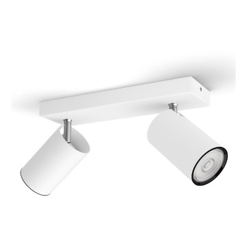 Philips - Точковий світильник KOSIPO 2xGU10/5,5W/230V білий