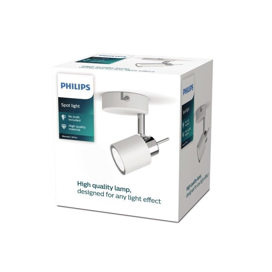 Philips - Точковий світильник 1xGU10/35W/230V білий