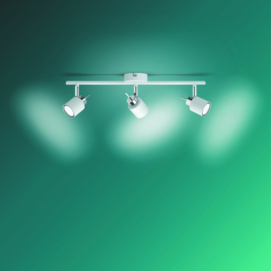 Philips - Точковий світильник 3xGU10/35W/230V білий