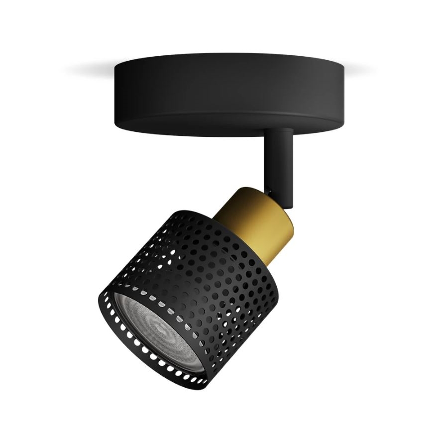 Philips - Точковий світильник NIALL 1xGU10/5W/230V чорний/латунь