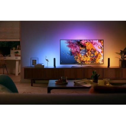 Philips - Удлинительный набор Светодиодная настольная RGB-лампа с регулированием яркости Hue PLAY LED/6W/230V черный